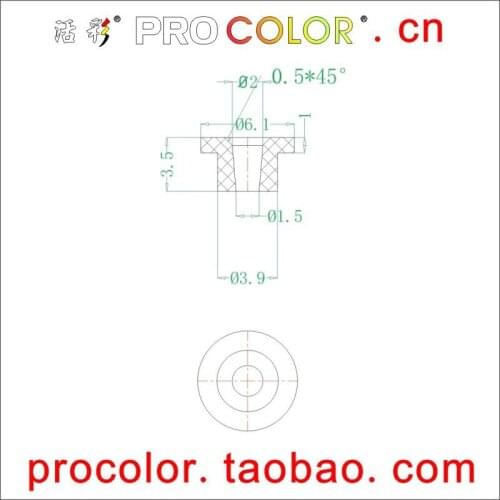 Mold Rubber Bushing short 4mm Hollow plug tube rubber sleeve Hollow plug /pipeline sleeve can be applied to various fields