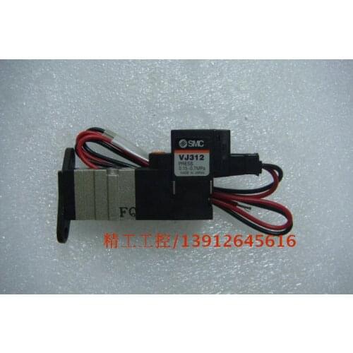 [SA] SMC brand new no packaging 100% genuine solenoid valve DC24V VJ312 with a line physical map --2PCS/LOT
