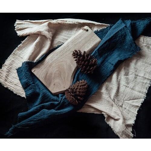 Napkin Kitchen Tableware Household Items European Solid Color Linen Cotton Napkins Home Kitchen Tea Towel Scene Decoration Items