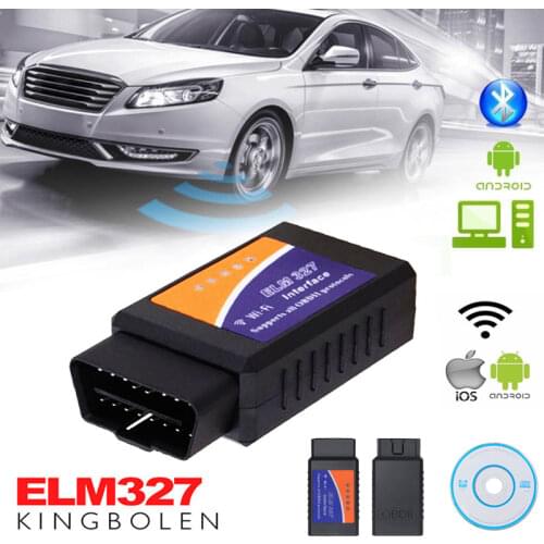 Car Code Reader ELM 327 obd2 scanner OBDII wifi elm327 v1.5 obd 2 Bluetooth Auto Fault Diagnostic Scanner Tool for Android