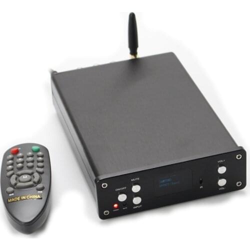 STA326 2.1 High Power QCC3008 Bluetooth 5.0 Digital Power Amplifier (OLED Screen) Class D DC24V-32V 2A Luxury Mini Amplifier