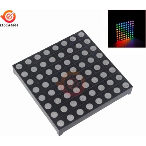 LED 2088 RGB 8x8 LED RGB Dot Matrix Screen for Arduino 8*8 64-Bit Full Color RGB LED Lamp Panel Light
