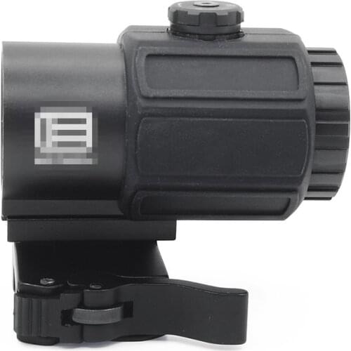 Tactical 558 G33 G43 3x Magnifier Scope Sight with Switch to Side QD Mount Fit 20mm Rail Rifle Gun Fast Aiming Precise Shooting