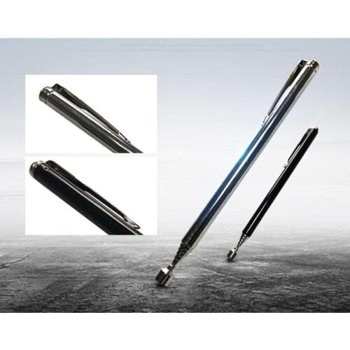 1.5LB Slim 25” Portable Telescopic Magnetic Pick Up Rod Stick Extending Magnet Picker Tools Pocket Clip Pen Style Picker