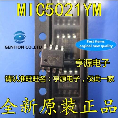 10Pcs MIC5021 MIC5021YM SOP8 in stock 100% new and original