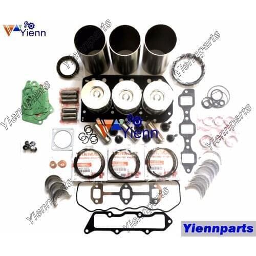 3TNA82 Overhaul Rebuild Kit Piston Ring Liner Full Gasket Bearing Set Valve For Yanmar Engine Repair Parts