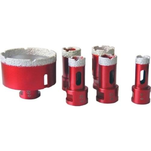 6-75mm M14 Vacuum Brazed Drill Bit High Hardness Hole Saw Cutter for Marble Tile