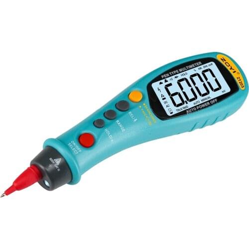 ZOYI ZT203 Pen Type Digital Multimeter Auto-Range NCV 6000 Counts AC/DC Voltage Electronic Meter Car Multimeter
