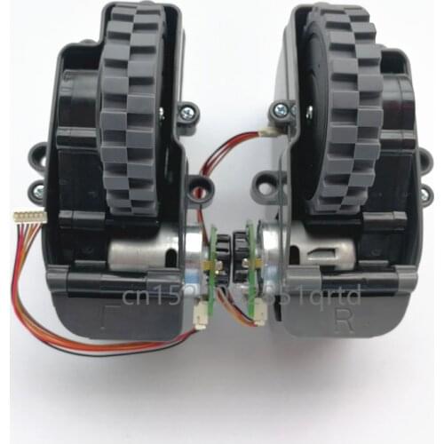 Robot Vacuum Cleaner Left Right Wheel Include Motors for Ilife V55 Pro V50 Pro bot Vacuum Cleaner Parts Wheel Engine Replacement
