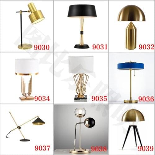 And contracted example room apartment home living room bedroom room hall Nordic metal desk lamp of the head of a bed