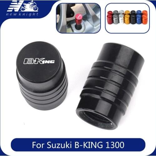 For Suzuki B-KING 1300 Bking 1300 All Year 2 pcs Motorcycle Accessories Aluminum Tire Valve Caps Wheel Stem Air Airtight Covers