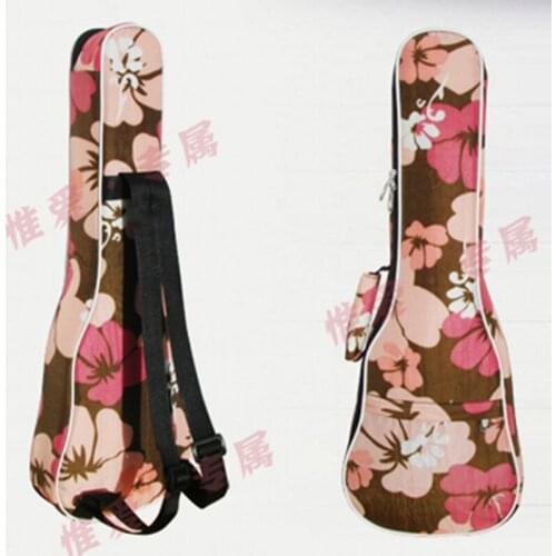 Beautiful guitar bag ukulele backpack case 21 23 24 26 inches cover acoustic concert soprano Lanikai Luna Mahalo Kala Ukues pink