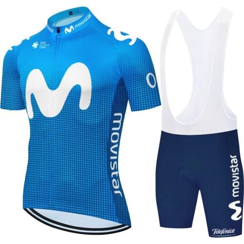 Laser cut team movistar cycling jersey short sleeve 20D gel summer quick dry bike wear men culote ciclismo hombre gel