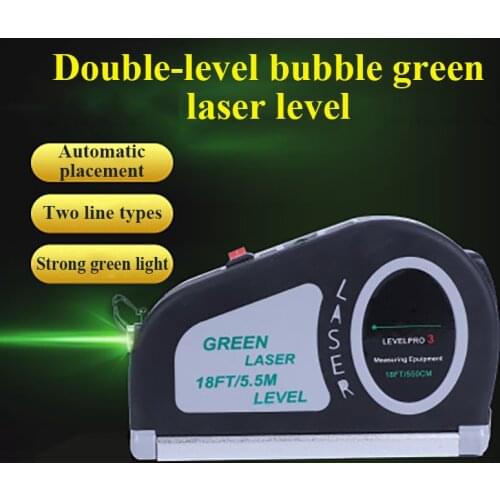 Meter Cross Line Horizon Vertical Measure Tape Self Levelling Line Spirit Level Aligner Bubbles laser Measure Line Straight