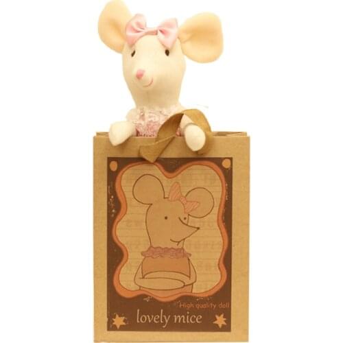 Soft plush doll 30cm Baby Toys For Girls Child Birthday Christmas Gifts diy baby dollhouse cute mice doll stuffed animal