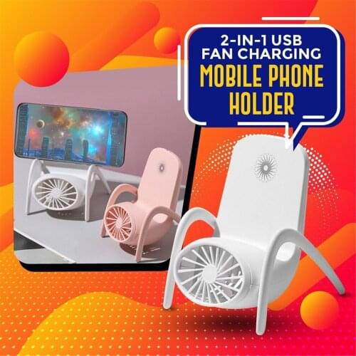 Usb Charged Fans Mini Desktop Adjustable 3 Speed Chair Shape Electric Fan With Light Quiet Travel Outdoor Cooling Fans#g4