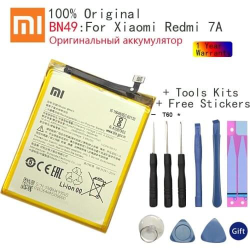 XiaoMi Original Battery BN49 For Xiaomi Redmi 7A Replacement 4000mAh High Capacity Phone Battery