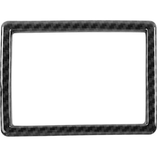 Carbon Fiber Car Headlight Switch Panel Cover Trim Button Sticker Frame for Jeep Grand Cherokee 2011-2021