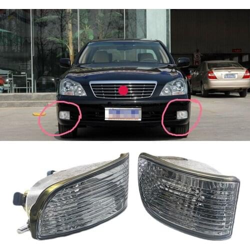 For Toyota Crown 12th generation front fog lamp assembly 2005 2006 2007 2008 2009 Crown fog lamp front bumper lampshade Assembly