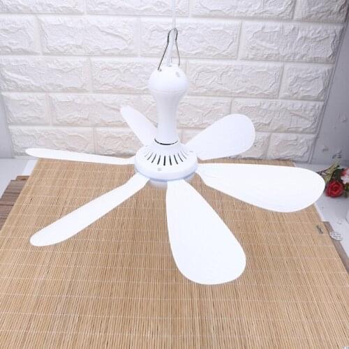 AC 220V 20W 6 Leaves One Speed 16.5" Ceiling Fan mini Fan Dormitory Hanging fan with 1.8m Power Cable On Off Switch