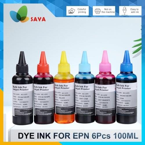 T0491 Print-Smooth Printer Refill Ink Bottle Dye Ink For Printer For Epson Stylus Photo R210/R230/R310/R350/RX510/RX630 Bulk Ink