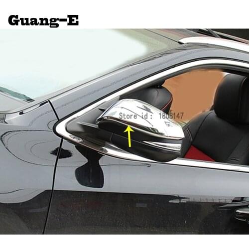 ABS Styling Decoration Car Stick Rear View Rearview Side Glass Mirror Cover Trim Frame 2pcs For Toyota Highlander 2015 2016 2017
