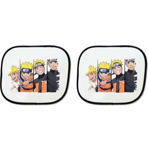 MERCHANDMANIA PARASOL dual NARUTO evolution of character side windows car accessory custom gift offer