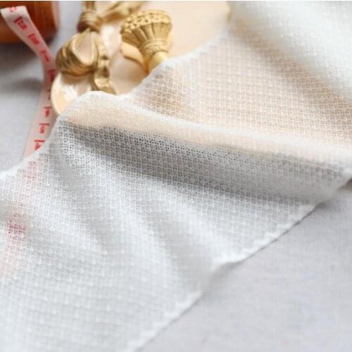 1 Meter Milk White High Quality Elastic Lace Ribbon DIY Apparel Sewing Fabric Handmade Material Lace Trim Garment Accessories