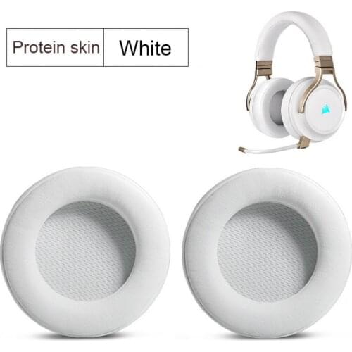 1 Pair Headphone Cushions Replaceable Noise-insulation Breathable Gaming Headset Earpads for USCORSAIR Virtuoso RGB Wireless SE