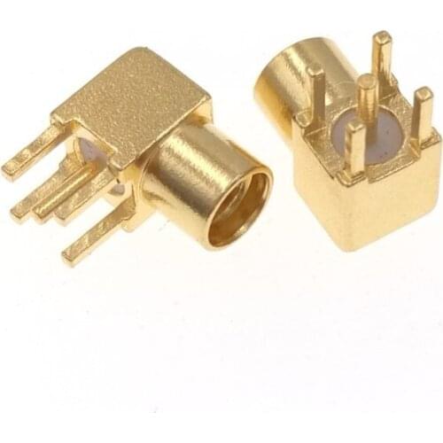 10pcs MMCX Female PCB Right Angle 50ohm RF Connector