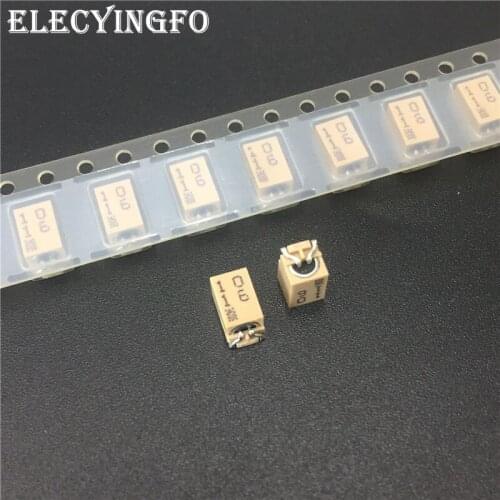 100pcs 10uF 16V10UF NIPPON NCC NCC 3x5mm 16V10uF SMD Chip type Capacitor