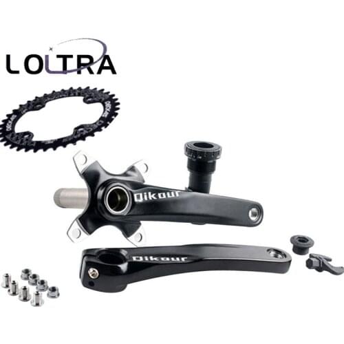 104BCD alloy aluminum road mountain bike 175mm crank suit sprocket set 68BB folding bike mtb bicycle part