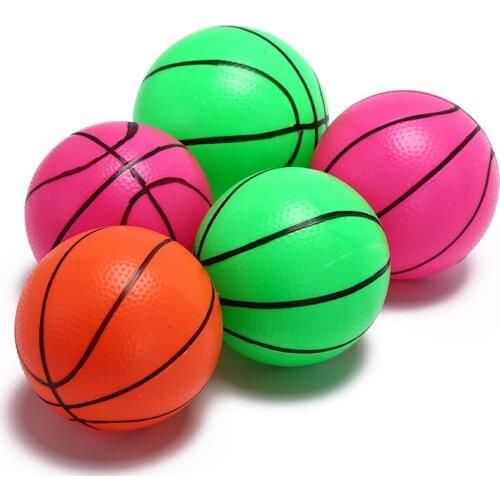 HOT!HOT!12cm Random Color Inflatable PVC Basketball volleyball beach ball Kid Adult sports Toy