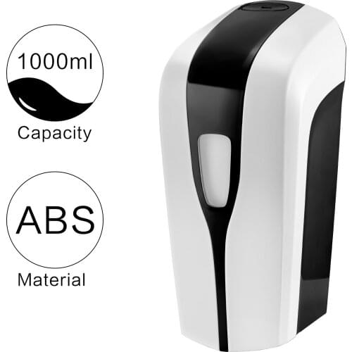 1L Automatic sensor soap dispenser non-contact sensory hand anitizer shampoo detergent dispenser wall-mounted for bathroom