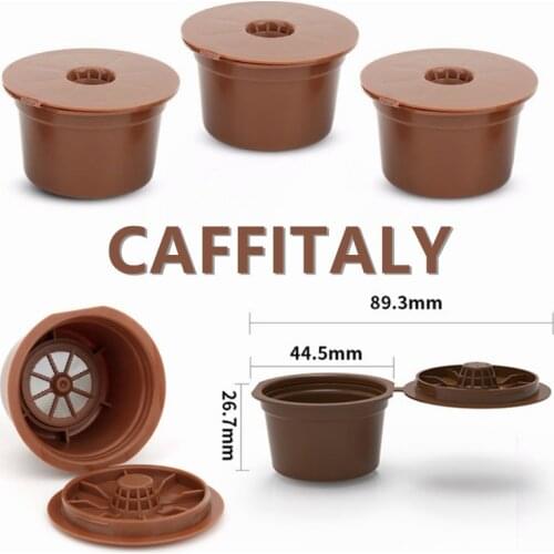 3pcs/set Coffee Capsule Compatible With Caffitaly Capsule Coffee Machine Food Grade PP+stainless Steel Filter Coffee Filter Cup