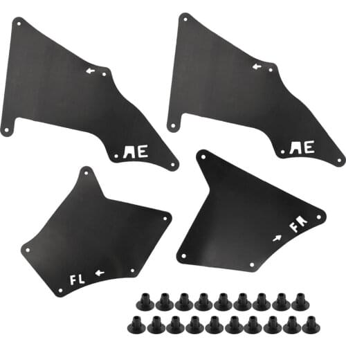 Car Accessories Front Rear Car Mud Flaps 4pcs/set Mudguards Fender For Toyota Land Cruiser Prado 2003-09 Splash Guards Mud Flap