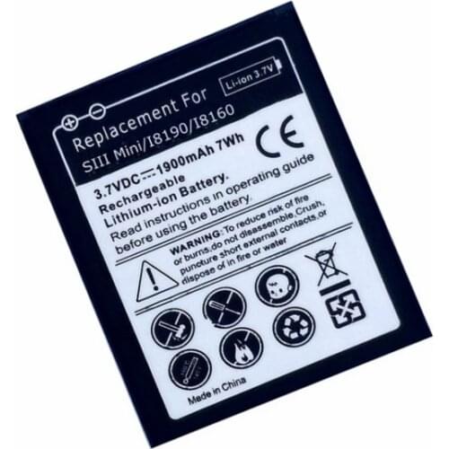 EB-L1M7FLU EB425161LU Replacment Battery for Samsung Galaxy S3 Mini S3Mini i8190 i699 Ace 2 i8160 Internal Batteries Accumulator