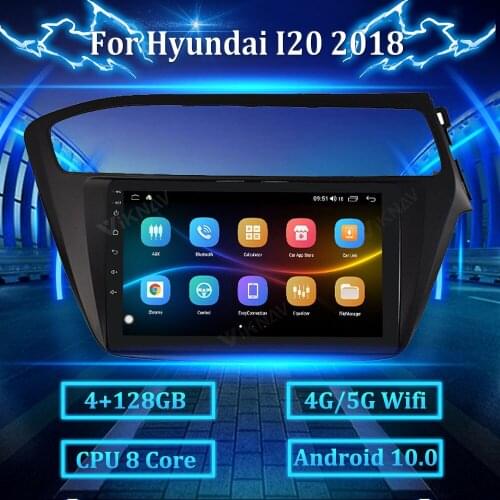 128G Carplay Car Radio 2 Din Stereo Receiver Android 10 For Hyundai I20 2018 IPS GPS Navigation Player Recorder Audio Head Unit