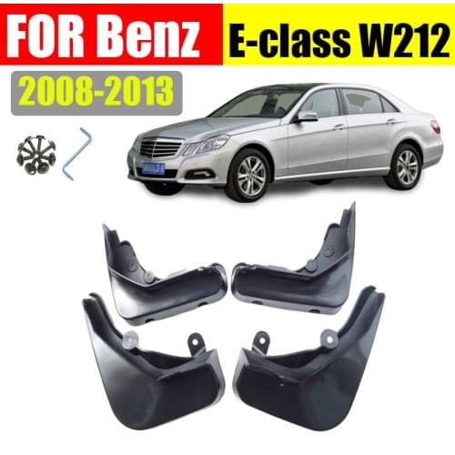 Mud Flaps For Benz E class E W212 Mudguards Fender E180 E200 2008-2013 Mud flap Splash Guard Fenders Car accessories Front Rear