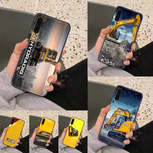 JCB Excavator Logo Phone case For Samsung Galaxy A 3 5 7 8 10 20 21 30 40 50 51 70 71 E S 2016 2018 4G black silicone bumper 3D