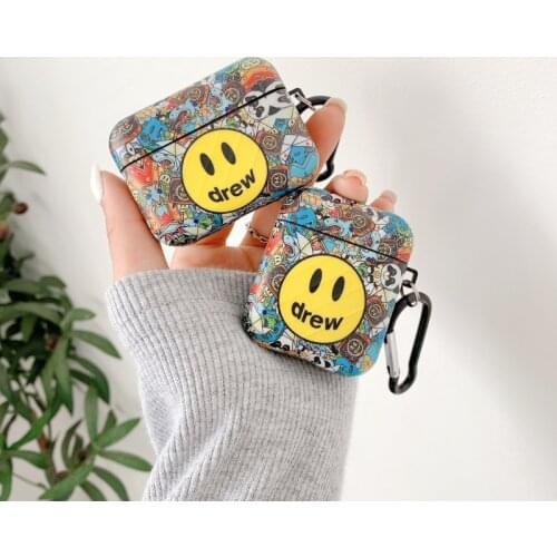 Fashion Street Justin Bieber Drew House Tickets Bluetooth Headset Case for Airpods 1 2 Air Pods Pro Wireless Charging Cover