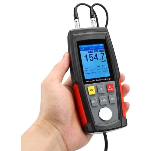 WT100A Digital Ultrasonic Thickness Gauge Sound Velocity Meter Metal Depth Tester Smart Sensor With LCD Display