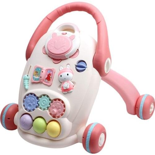 Baby walker with water tank trolley with music 0-1 year old baby toys wholesale andador para bebe andador bebe balance bike sale