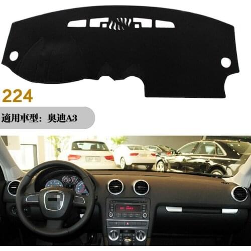 For Audi A3 2010-2013 Car Dashboard Avoid Light Pad Instrument Platform Desk Cover Mat Auto Car Styling