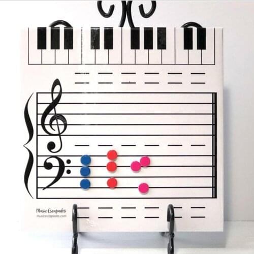 Magnetic Dry-Erase Board Note Reading Borad for Music Lessons Piano Teacher Music Classroom Music Teacher Teaching Music Gift