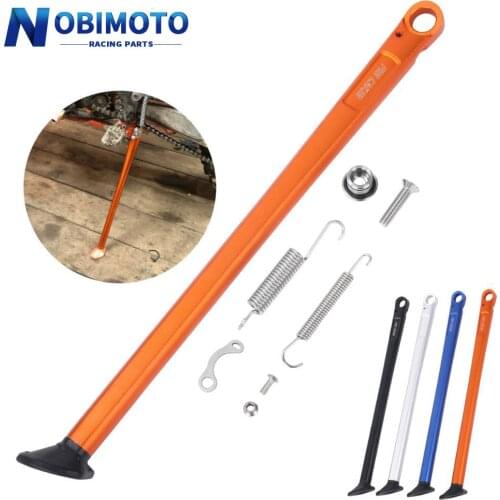 Motorcycle CNC Alloy Forged Parking Side Stand Kickstand+Spring For XC XCW XCF XCFW EXC Six Days EXCF EXC-F for Husqvarna