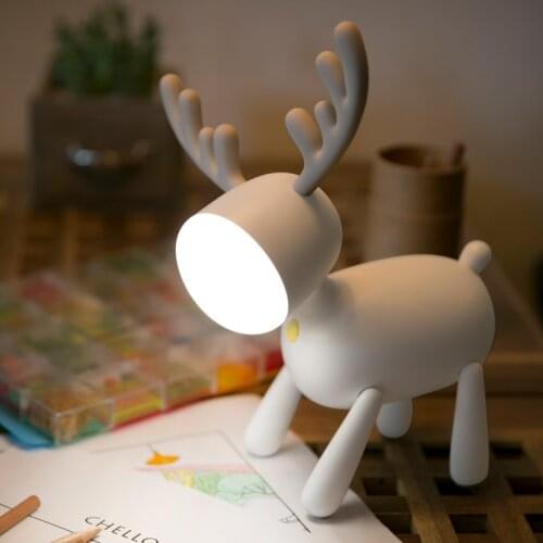 WARMTASTE Night Light LED Lamp for Baby Children Room Bedside Bedroom Decor Silicone Touch Sensor Soft Warm White Timer Sleeping
