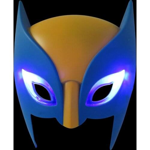 New Glowing LED Super Hero Mask Party Mask
