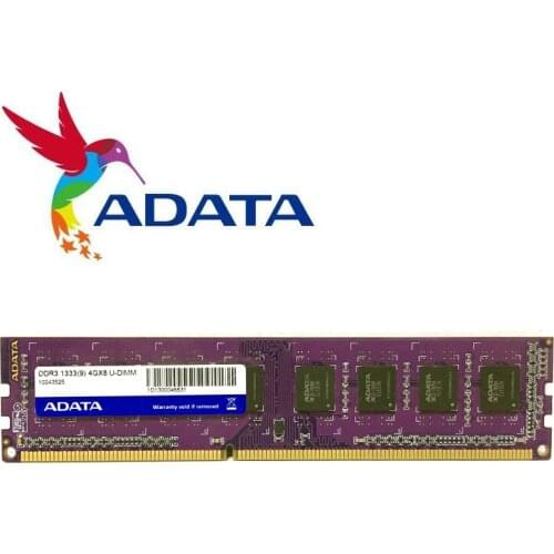 ADATA PC Memoria RAM Memoria para computadora de escritorio de DDR3 2GB 4GB 8gb PC3 1333 de 1600 a 1333MHZ. 1600 MHZ 2G DDR2 800