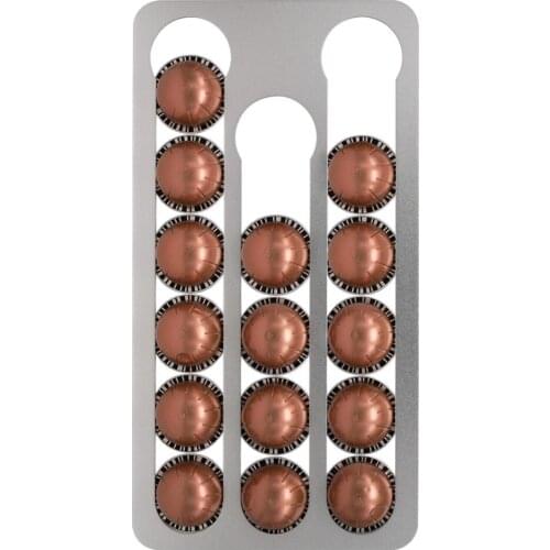 17pcs Nespresso Vertuoline Coffee Pod Capsules Holder Storage Drawer For Nespresso Coffee Podcast Storage Rack Coffeeware